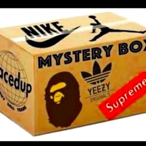 Hypebeast street wear three mystery shirts box nike racing air jordan supreme